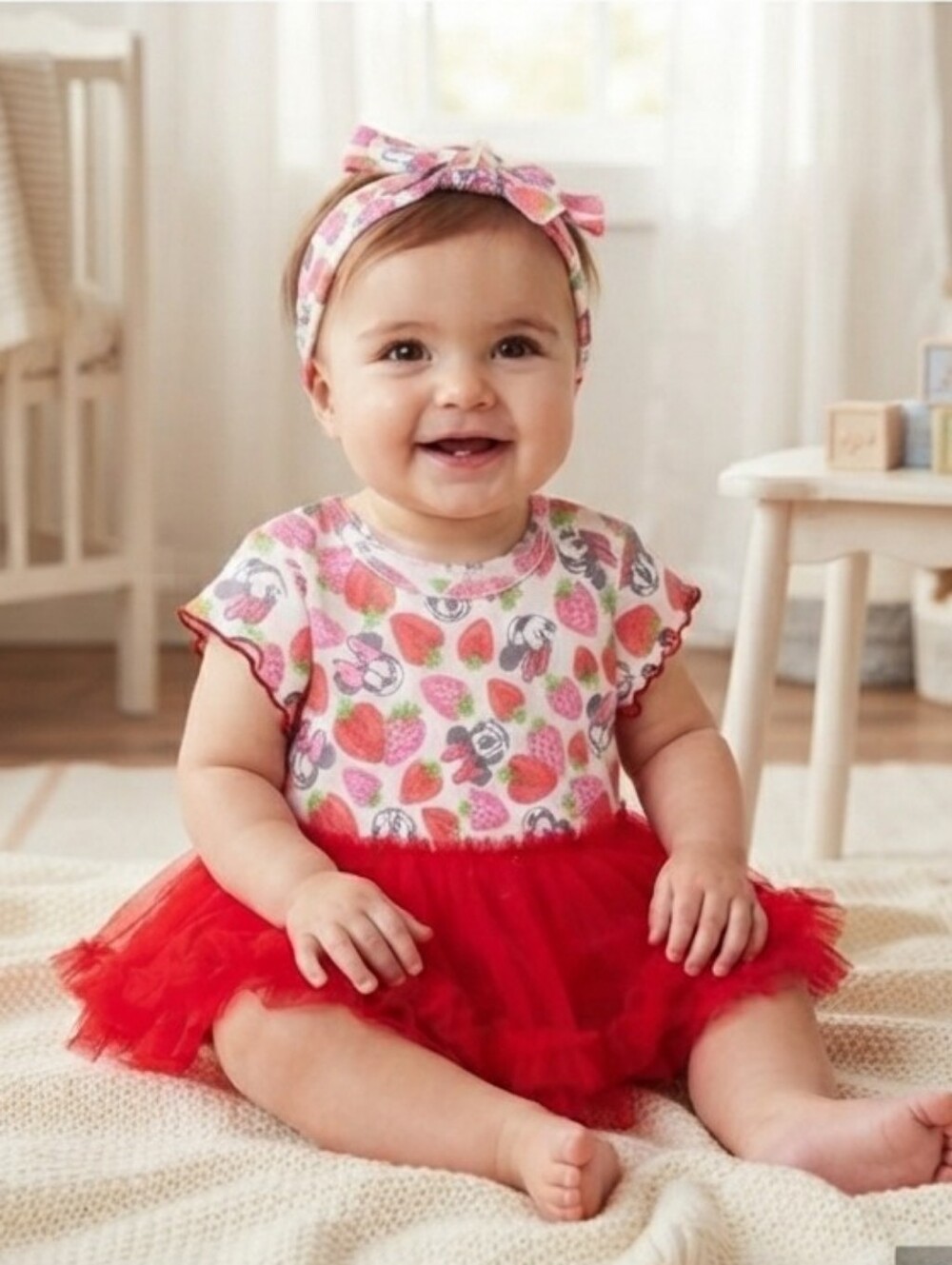 Minnie Mouse Baby Girls Tutu Set